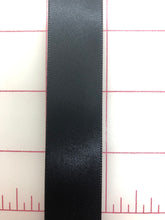 Single Face Satin Ribbon - 7/8-inch Black